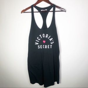 Victoria’s Secret Black Racer Back Tank Top Large